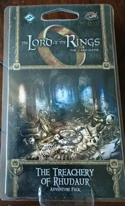 Lord of the Rings The Card Game: The Treachery of Rhudaur Adventure Pack LCG New - Image 1