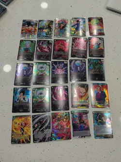 dragon ball super card Game foil Lot X25 - Image 1