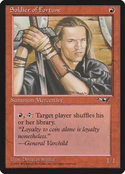 Soldier of Fortune 1x MtG Alliances ALL SP/NM - Image 1
