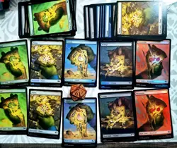 PIZZA FULL ART Land Set x60 - 10 FOIL - TMNT Ninja Turtles - MTG Magic & Dice - Image 1