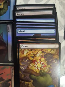 PIZZA FULL ART Land Set x60 - 10 FOIL - TMNT Ninja Turtles - MTG Magic & Dice - Image 3