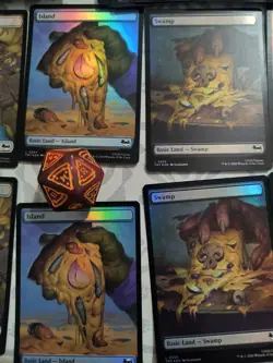 PIZZA FULL ART Land Set x60 - 10 FOIL - TMNT Ninja Turtles - MTG Magic & Dice - Image 5