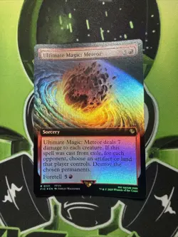 Ultimate Magic: Meteor (Extended Art Foil) MTG FIN 0121 Rare NM - Image 1