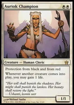 MTG AURIOK CHAMPION POOR - CAMPIONESSA AURIOK - FD - MAGIC - Image 1