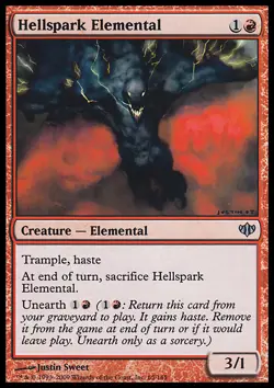 MTG HELLSPARK ELEMENTAL EXC - ELEMENTALE SCINTILLANTE INFERNALE - CFX - MAGIC - Image 1