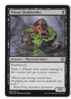 Bilious Skulldweller #83 Phyrexia: All Will Be One Near Mint Foil - Image 1