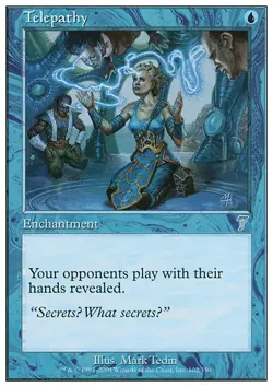MTG TELEPATHY ITALIAN EXC - TELEPATIA - 7TH - MAGIC - Image 1