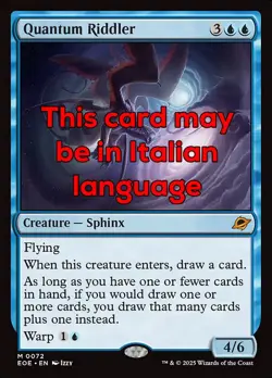 MTG QUANTUM RIDDLER EXC - ENIGMISTA QUANTICO 72 - EOE - MAGIC - Image 1