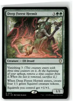 Deep Forest Hermit Bloomburrow Commander BLC Magic NM - Image 1