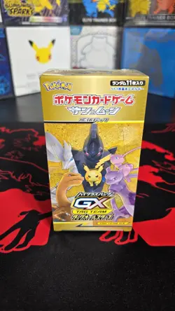 Pokemon Tag Team GX All Stars Japanese Booster Box SEALED with Acrylic Case - Image 1