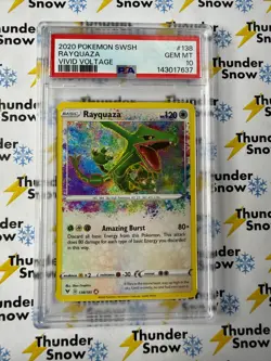 Rayquaza Vivid Voltage #138 2020 Pokemon PSA 10 143017637 - Image 1