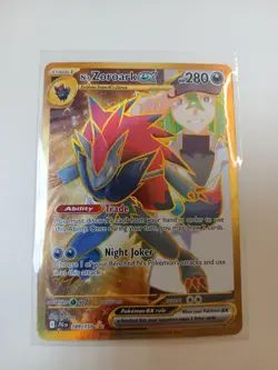 N's Zoroark EX 189/159 Hyper Rare Pokemon Journey Together NM - Image 1