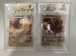 BGS 10 Pokemon Palkia Dialga VSTAR 259 260 /172 Set of 2 japanese s12a - Image 1