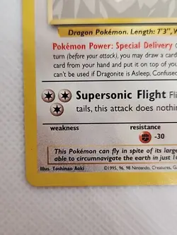 Pokemon TCG Dragonite #5 Black Star Promo 149 (2000) WOTC First Movie Stamp - Image 3