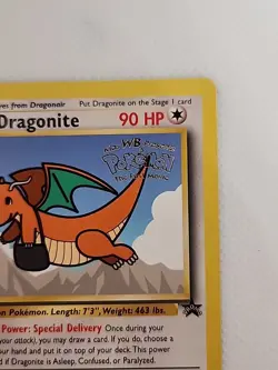 Pokemon TCG Dragonite #5 Black Star Promo 149 (2000) WOTC First Movie Stamp - Image 5