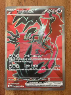 Pokemon TCG Yveltal EX 105/088 Perfect Order Ultra Rare NM Card - Image 1
