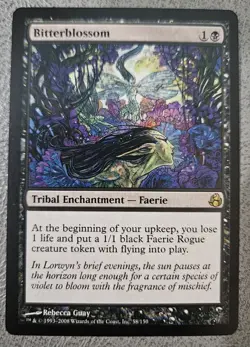 Magic: The Gathering Bitterblossom Morningtide LP Faerie - Image 1