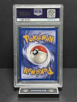 1999 Pokemon Fossil Gastly #33 PSA 8 - Image 2