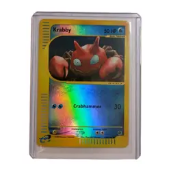 Pokemon Krabby 115/165 Expedition Reverse Holo NM 2002 E-Reader WOTC - Image 1