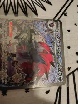 Pokemon N's Zoroark ex 286/217 Ascended Hero’s Special Illustration Rare Holo - Image 4
