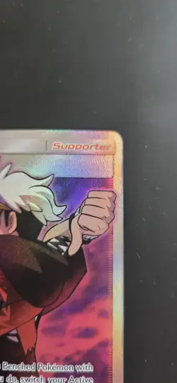 Pokemon Guzma SV84/SV94 Hidden Fates Shiny Vault Full Art Shiny Holo Rare - Image 3