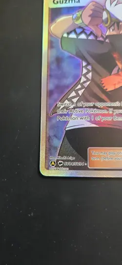 Pokemon Guzma SV84/SV94 Hidden Fates Shiny Vault Full Art Shiny Holo Rare - Image 5