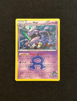 Pokemon TCG Team Aqua’s Muk 8/34 Double Crisis Holo Vintage - Image 1