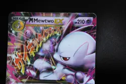 Pokemon M Mewtwo EX 64/162 Breakthrough Holo - Image 2