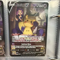 Mimikyu V Ultra Rare Holo Pokemon TCG Brilliant Stars TG16/30 160 HP English - Image 1