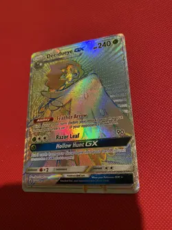 Pokemon Sun & Moon Guardians Rising Decidueye gx 146 146/145 mint con hyper rare - Image 1