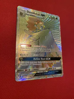 Pokemon Sun & Moon Guardians Rising Decidueye gx 146 146/145 mint con hyper rare - Image 3