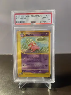 PSA 10 Slowking Non Holo - 34/147 - Aquapolis - Pokemon - Read Description - Image 1