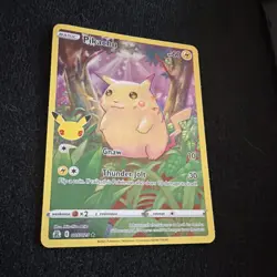 Pokemon Pikachu 005/025 Celebrations Full Art Holo Rare 2021 English TCG - Image 1