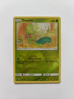 Treecko 7/168 Rev Reverse Holo SM Celestial Storm Pokemon NM - Image 1