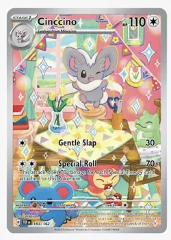 CINCCINO 183/162 ILLUSTRATION RARE TEMPORAL FORCES POKEMON NM - Image 1