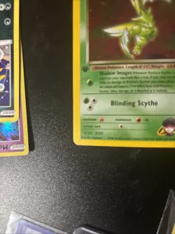 ROCKET'S SCYTHER HOLO 1ST EDITION GYM CHALLENGE Pokemon Vintage # 13/132 - Image 2