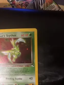 ROCKET'S SCYTHER HOLO 1ST EDITION GYM CHALLENGE Pokemon Vintage # 13/132 - Image 4