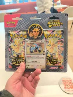 Pokemon TCG - Ascended Heroes 2 Pack Collection Blister Larry's Komala SEALED ✅ - Image 1