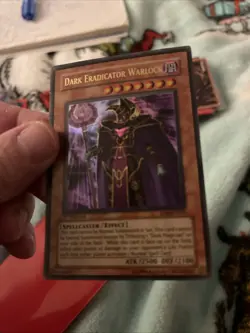 Yu-Gi-Oh Dark Eradicator Warlock SD6-EN001 Ultra Rare 1st Edition - Image 2