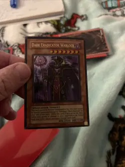 Yu-Gi-Oh Dark Eradicator Warlock SD6-EN001 Ultra Rare 1st Edition - Image 4