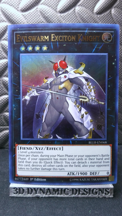 | Yugioh Evilswarm Exciton Knight BLLR-EN068 1st Ultra Battles Of Legend NM 🔥 | - Image 1