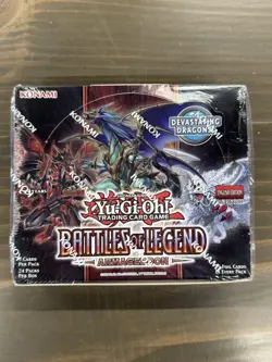 Yugioh Battles of Legend Armageddon Booster Box Brand New 1st Edition Sealed - Image 1