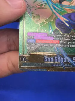 Dragon Ball Super Fusion World Wish For Shenron Son Gohan SH FB07-057 Alt Art LP - Image 5