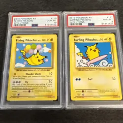 Flying Pikachu 110/108 PSA 10 2016 Pokemon XY Evolutions - Image 1