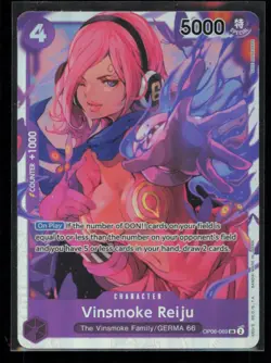 Vinsmoke Reiju (069) OP06-069 One Piece Wings of the Captain Super Rare NM - Image 1
