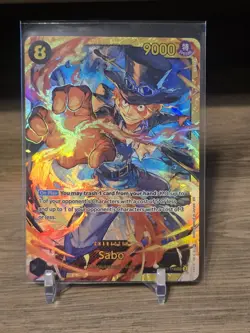 Sabo OP07-118 SEC - One Piece TCG - English Card Near-Mint Secret Rare - Image 1
