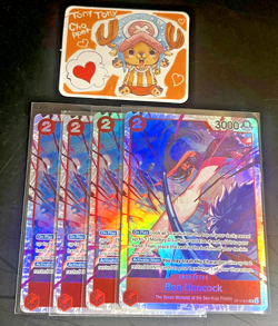 4x Playset Boa Hancock OP12-014 SR - One Piece English - Image 1