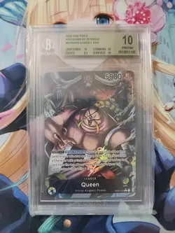 2023 Queen Leader Alt Art OP04-040 Kingdoms Of Intrigue One Piece BGS 10 - Image 1