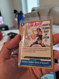 Pre-Release - Usopp's Rubber Band of Doom!!! OP03-054 C - One Piece TCG - Image 1