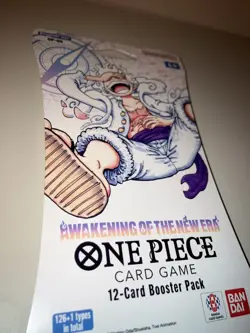 One Piece ENGLISH OP-05 Awakening of the New Era Sleeved Booster Pack Free Ship! - Image 1